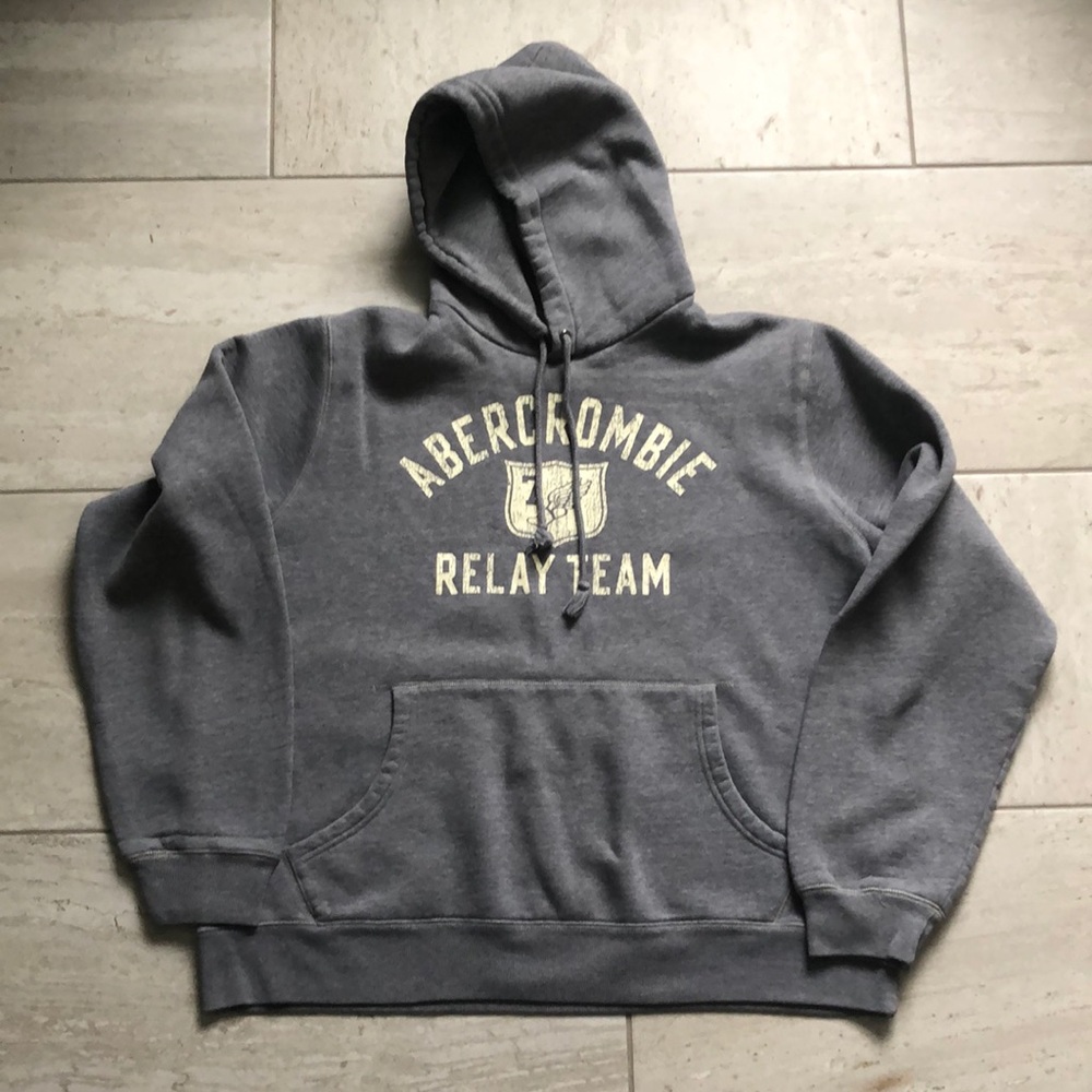 Abercrombie & Fitch hooded sweatshirt- grey